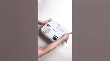Projector cleanup🧼 | Epson EB-W06 WXGA 3700 Ansi Lumens #asmr #satisfying #tech #reviewproduct