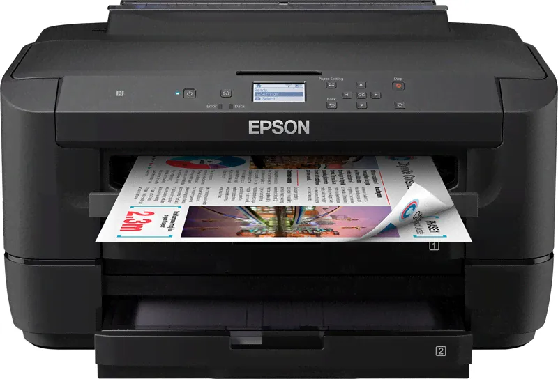 Epson Принтер струйный Принтер Epson WF-7210DTW, C11CG38402, черный-0