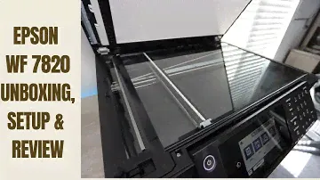 Epson WF 7820: настройка и обзор распаковки