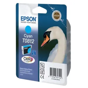 Картридж Epson T0812 Cyan голубой C13T11124A10-0