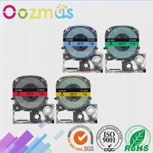 4PK Смешанная Цветная Кассетная лента 12 мм, Совместимая для EPSON King Jim LW-300 LW-400 LW-600P LW-700 LC-4WBN9, Картридж для заправки принтера